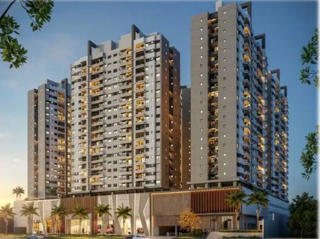 Alpha Park View: perspectiva das torres
