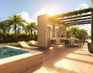 Dom Parque: espaço gourmet com piscina