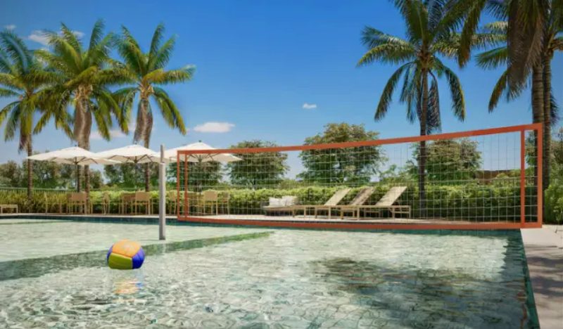 NID Alphaville: piscina com rede de vôlei